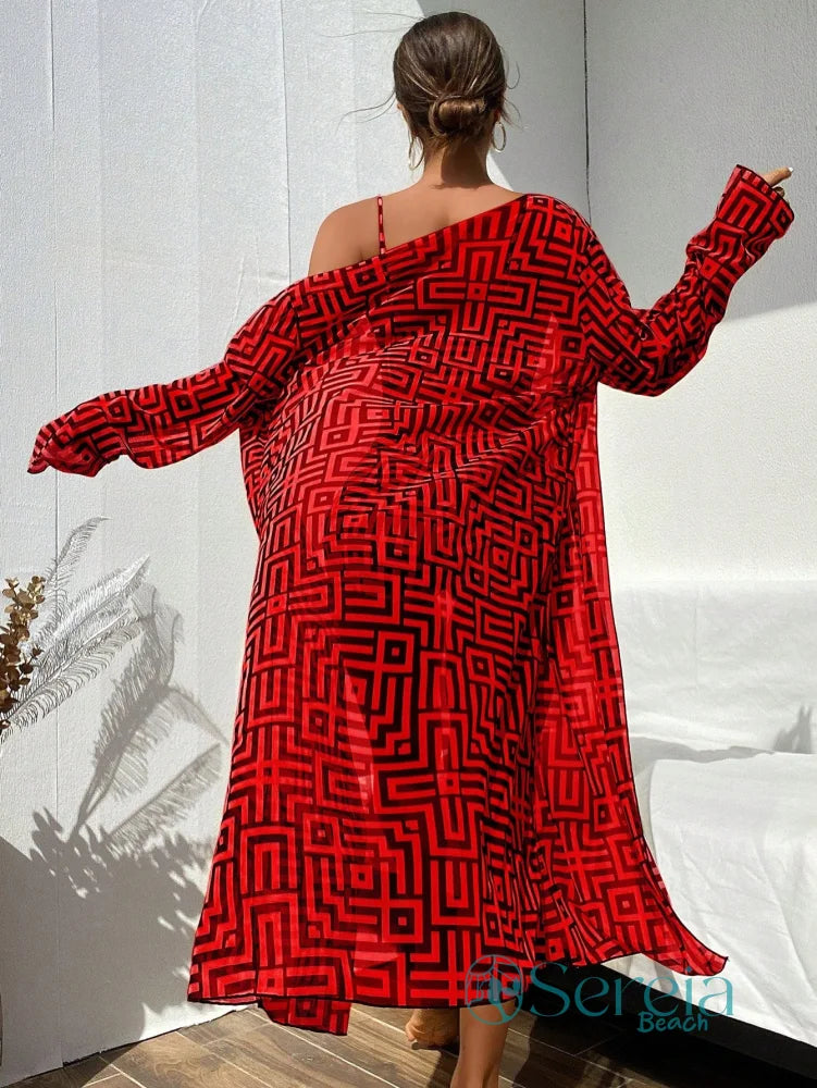 Conjunto de Biquíni Estampado com Amarração Frontal Conjunto de Biquíni Estampado com Amarração Frontal