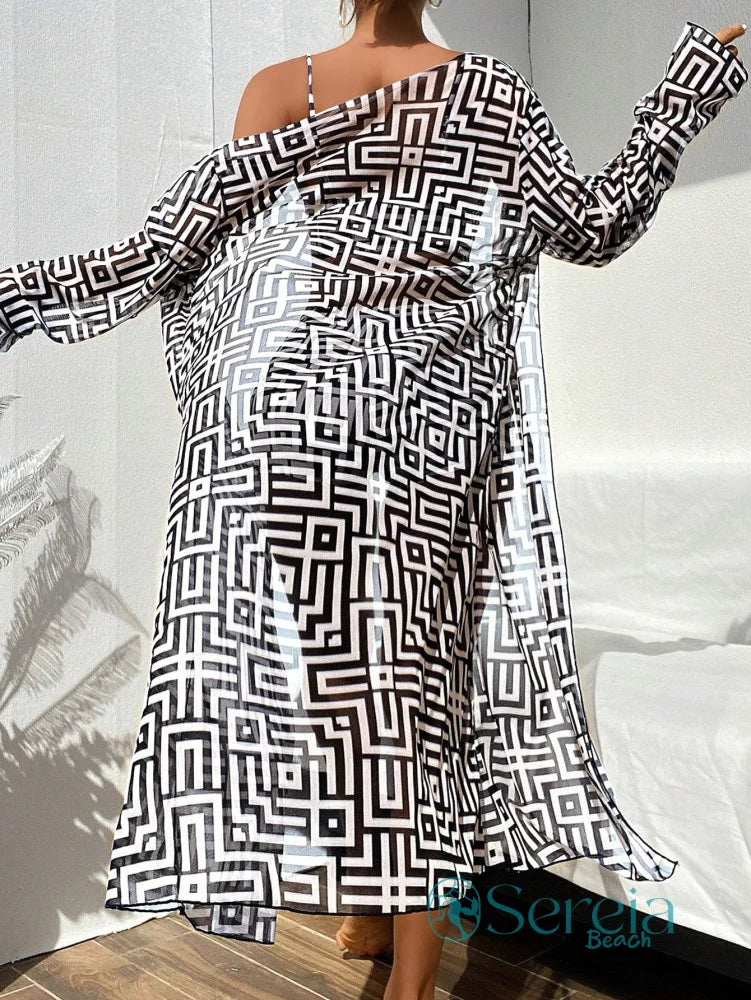 Conjunto de Biquíni Estampado com Amarração Frontal Conjunto de Biquíni Estampado com Amarração Frontal