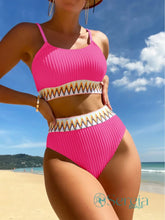 Biquíni Texturizado com Detalhes em Crochê Pink / P Biquíni Texturizado com Detalhes em Crochê