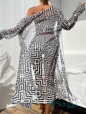 Conjunto de Biquíni Estampado com Amarração Frontal Conjunto de Biquíni Estampado com Amarração Frontal