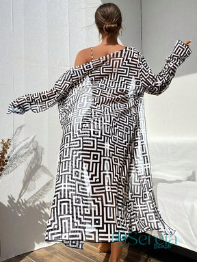 Conjunto de Biquíni Estampado com Amarração Frontal Conjunto de Biquíni Estampado com Amarração Frontal